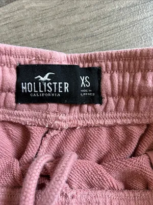 Hollister Rose Pink Elastic-Waist Athletic Shorts thumbnail 2