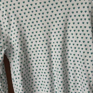 Roller Rabbit pajamas mint hearts print henley top long sleeve pima cotton thumbnail 10