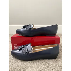New Journee Jannah Loafter with Tassle Navy Size 7 WD thumbnail 2