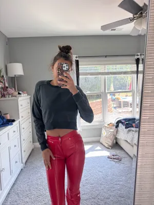 Material active girl cropped sweatshirt thumbnail 5