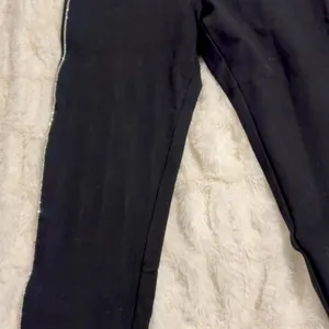 Zara black leggings with rhinestones thumbnail 9
