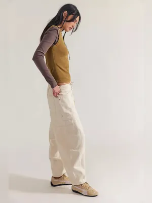 Free people Silverton Pull-On Barrel Jeans thumbnail 4