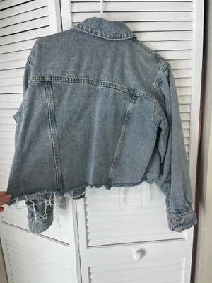 12th Tribe Oversized Denim Jacket thumbnail 4