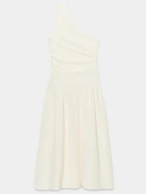 ZARA Asymmetrical Textured Dress thumbnail 7