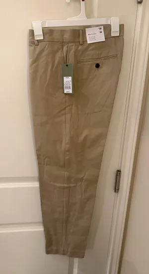 Men khaki dress trousers Tan Size 30 thumbnail 1