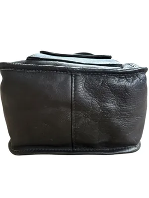 FRYE Leather Leather Vertical Shoulder Bag Black thumbnail 4