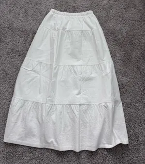 White Tiered Maxi Skirt thumbnail 6