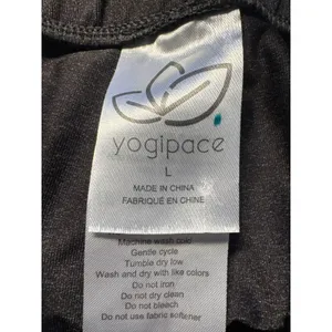 Yogipace Women Gray Cropped Straight Leg‎ Stretch Jeans Size L thumbnail 4