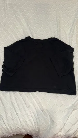 BDG Urban Outfitters Black Cropped Tee thumbnail 3