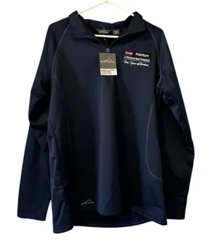 Eddie Bauer‎ Women 2XL Top 1/2 Zip Smooth Fleece Base Layer Performance thumbnail 1
