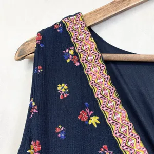 Old Navy Floral Paisley Boho Dress Women XXL Sleeveless‎ Flowy Cottagecore Indie thumbnail 3