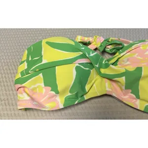 Lilly Pulitzer for Target‎ Women's Floral Bandeau Bikini Top NWT SZ Med Tie Back thumbnail 3