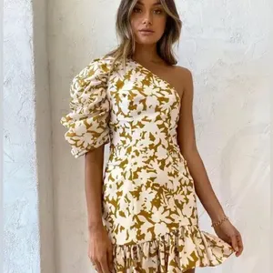 ACLER DANA‎ DRESS IN SIENNA SHADOW Yellow Size 6 thumbnail 2