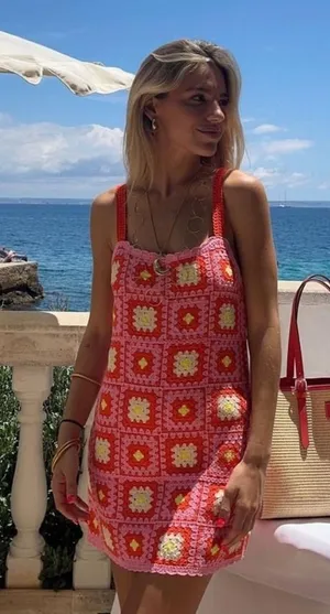 ZARA Crochet Dress thumbnail 1