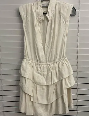 Iro Calcie ruffle hem dress size 36 thumbnail 4