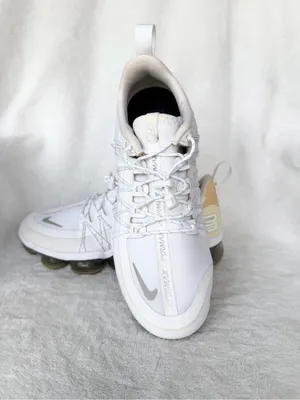 Nike Air Vapormax Run Utility White Silver Shoes AQ8811-100 Women's Size 8 thumbnail 8