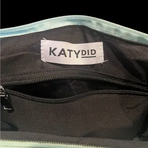 NWT KATYDID Quilted Puffer Shoulder Tote Bag Double Handles Mint thumbnail 6