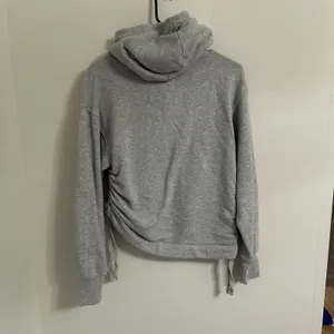 Aerie Women's‎ Hoodie Sweatshirt Draw String Scrunched Side Gray Size XS thumbnail 6