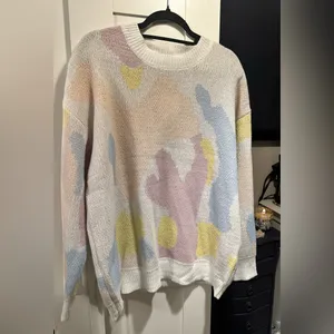 NWT Petal Dew Multi Color Sweater Size M thumbnail 2
