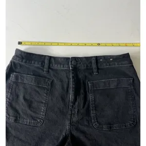 Madewell Curvy The High-Rise Sailor Short Women’s Size 31 Black Denim thumbnail 7