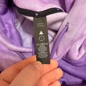 Vitality Verse Hoodie Sweatshirt Electromagnetic Purple Comfy Oversized Size L‎ thumbnail 4
