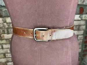 Columbia leather belt brown size 36 thumbnail 1