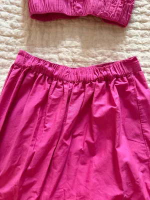 Japna Pink two piece maxi skirt set thumbnail 6
