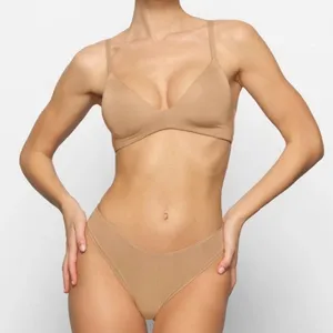 NEW Skims Wireless Lightly Padded T Shirt Bra in Ochre 36DDD thumbnail 1
