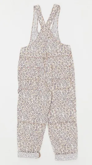 Urban Outfitters NEW Camille Leopard Print Overall thumbnail 2