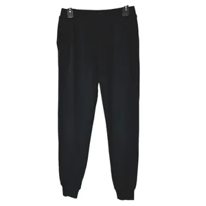 ATM Anthony Thomas Melillo Pants Women Small‎ Black French Terry Joggers Lounge thumbnail 2