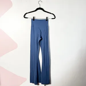 OFFLINE by Aerie Crossover Flare‎ Leggings Small Blue thumbnail 3