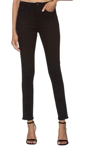 Rag & Bone Nina High waisted ankle cigarette Jeans Black Size 25 size 0 / 2 thumbnail 1