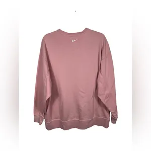 Nike Dri-FIT Get Fit Fleece‎ Crew Sweatshirt Womens L Pink DD5282-630 thumbnail 4