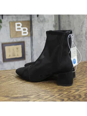 NWT A New Day Block Heel Mid-Calf Booties with Memory Foam 94568456 Black 7M thumbnail 3