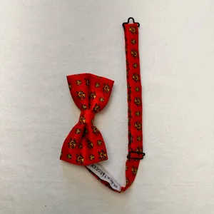 Blacktiegeek Men's Bow Tie Red Dragon Dungeons Adjustable Handmade Party Neckbow thumbnail 3