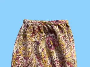 Lauren Ralph Lauren Womens M Paisley Floral Ruffle Blouse 100% Cotton Used thumbnail 5