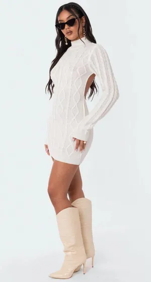 Edikted sweater dress thumbnail 1