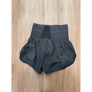 Free People FP Movement The Way Home Shorts Black High Rise Smocked‎ Waist XS thumbnail 2
