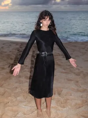 Réalisation Par The Owens Silk Midi Dress Voodoo XS NWT thumbnail 1
