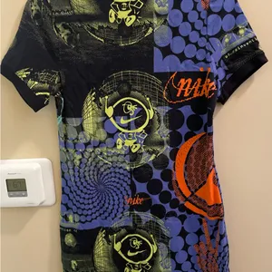 Nike Essential Rave Bodycon Dress Graphic Print Women Medium Large Runs Small thumbnail 7