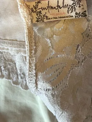 Free People GALLOON LACE RACERBACK BRALETTE IN Pale Gray thumbnail 6