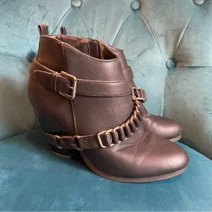 Motorcycle Style Booties thumbnail 3
