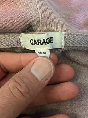 Garage Hoodie Sweatshirt Womens Medium Pink Paris Tie Dye Full Zip Fleece thumbnail 7
