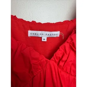 English Factory Two Tone Sweetheart Mini Dress Sz. M thumbnail 6