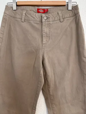 dickies khaki bootcut the worker pant cotton spandex blend thumbnail 3