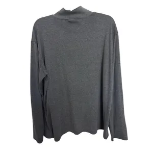 Vintage 90s Disney Winnie the Pooh Embroidered Gray Mock Neck Long Sleeve L thumbnail 2