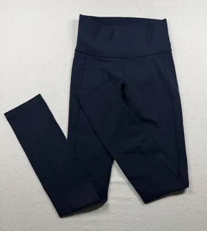 Lululemon High-Rise Leggings Women’s Size 4 Tall 33” Inseam Blue Yoga Pants thumbnail 1