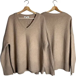 Favorite Daughter The William Sweater Wool Cashmere Women's Large Almond NWOT thumbnail 3
