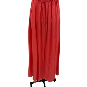 Tuckernuck Pomander Place Shallon‎ Tie Strap Smocked Maxi Dress Coral Size Large thumbnail 10