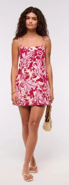 Abercrombie Midi Dress Floral thumbnail 1
